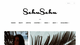 What Schuschublog.com website looked like in 2018 (5 years ago)