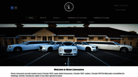 What Showlimousines.com.au website looked like in 2018 (5 years ago)