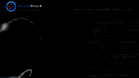 What Solidblack.org website looked like in 2018 (5 years ago)