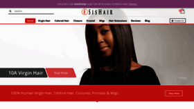 What Sishair.com website looked like in 2018 (5 years ago)