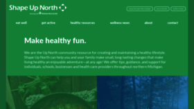 What Shapeupnorth.com website looked like in 2018 (5 years ago)