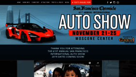 What Sfautoshow.com website looked like in 2018 (5 years ago)