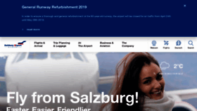 What Salzburg-airport.com website looked like in 2018 (5 years ago)