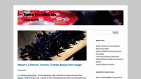 What Someteawith.me website looked like in 2018 (5 years ago)