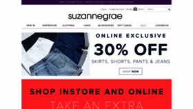 What Suzannegrae.com.au website looked like in 2018 (5 years ago)