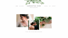 What Samanthakirkphotography.com website looked like in 2018 (5 years ago)