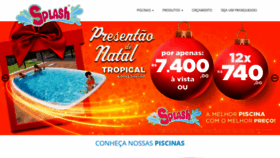 What Splashpiscinas.com.br website looked like in 2018 (5 years ago)