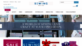What Sewing-online.com website looked like in 2018 (5 years ago)