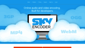 What Skyencoder.com website looked like in 2018 (5 years ago)