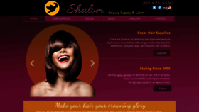 What Shalombeautysupplysalon.com website looked like in 2018 (5 years ago)