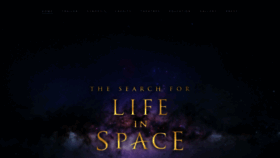 What Searchforlifeinspace.com website looked like in 2018 (5 years ago)