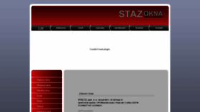 What Stazokna.cz website looked like in 2018 (5 years ago)