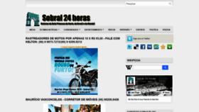 What Sobral24horas.com website looked like in 2018 (5 years ago)