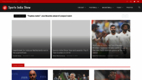 What Sportsindiashow.com website looked like in 2018 (5 years ago)