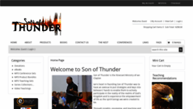 What Sonofthunder.org website looked like in 2018 (5 years ago)