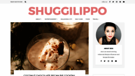 What Shuggilippo.com website looked like in 2018 (5 years ago)