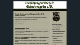 What Sg-schreiersgruen.de website looked like in 2018 (5 years ago)