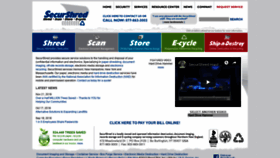 What Securshred.com website looked like in 2018 (5 years ago)
