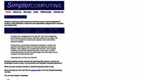 What Simplercomputing.com website looked like in 2018 (5 years ago)