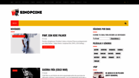 What Sinopcine.com website looked like in 2018 (5 years ago)