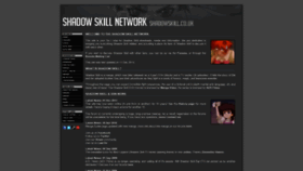 What Shadowskill.co.uk website looked like in 2018 (5 years ago)