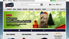 What Shopix.fr website looked like in 2018 (5 years ago)