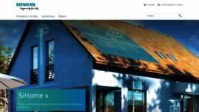 What Siemens.cz website looked like in 2018 (5 years ago)