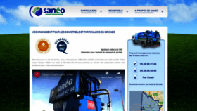 What Saneo-services.fr website looked like in 2018 (5 years ago)