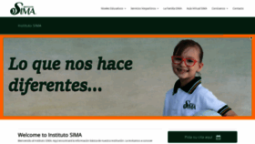 What Sima.edu.mx website looked like in 2018 (5 years ago)