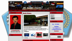 What Sman3padang.sch.id website looked like in 2018 (5 years ago)