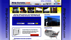 What Strip-curtains.com website looked like in 2018 (5 years ago)