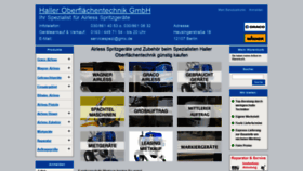 What Spritzgeraete.de website looked like in 2018 (6 years ago)