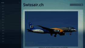 What Swissair.ch website looked like in 2018 (5 years ago)