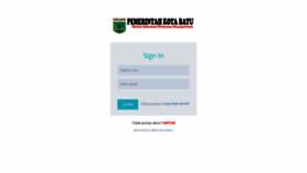 What Sapk-online.batukota.go.id website looked like in 2018 (5 years ago)