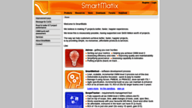 What Smartmatix.com website looked like in 2018 (5 years ago)
