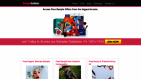 What Samplegrabber.com website looked like in 2018 (7 years ago)