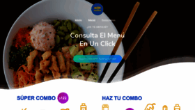 What Sushimi.mx website looked like in 2018 (5 years ago)