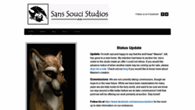 What Sanssoucistudios.com website looked like in 2018 (5 years ago)