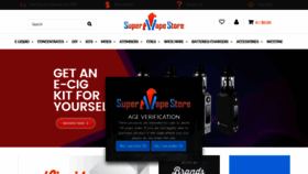 What Supervapestore.com.au website looked like in 2018 (5 years ago)