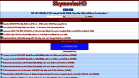 What Skymovieshd.live website looked like in 2018 (5 years ago)
