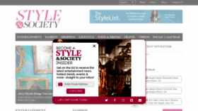 What Styleandsociety.com website looked like in 2018 (5 years ago)