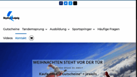 What Skydive-leipzig.de website looked like in 2018 (5 years ago)