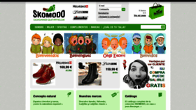 What Skomodo.es website looked like in 2018 (5 years ago)