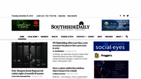 What Southsidedaily.com website looked like in 2018 (5 years ago)
