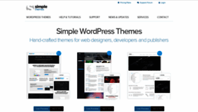 What Simplethemes.com website looked like in 2018 (5 years ago)