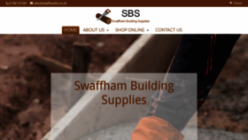 What Swaffhambs.co.uk website looked like in 2018 (5 years ago)