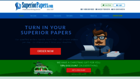 What Superiorpapers.com website looked like in 2018 (5 years ago)
