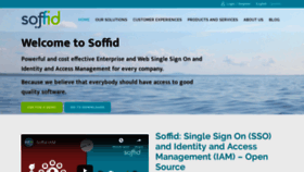 What Soffid.com website looked like in 2018 (5 years ago)