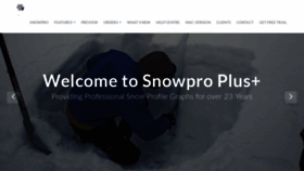 What Snowproplus.com website looked like in 2018 (5 years ago)