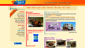 What Sdvfrance.fr website looked like in 2018 (5 years ago)